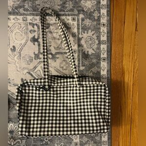 Baggu Medium Gingham Bowler Bag